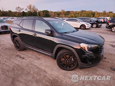 Czwarte zdjęcie samochodu z boku: 2020 GMC TERRAIN SLT VIN:3GKALVEX1LL223724 - miniatura