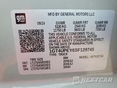 Zdjęcie 12 z 12 samochodu: 2025 GMC SIERRA K2500 AT4 VIN:1GT4UPEY6SF129745 - miniatura