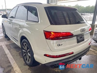 Trzecie zdjęcie samochodu z tyłu: 2023 AUDI Q7 PREMIUM PLUS VIN:WA1LCBF72PD018887 - miniatura