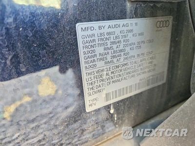 Zdjęcie 13 z 13 samochodu: 2017 AUDI Q7 PREMIUM PLUS VIN:WA1LAAF70HD036239 - miniatura