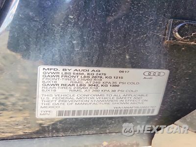 Zdjęcie 13 z 13 samochodu: 2018 AUDI Q5 PREMIUM VIN:WA1ANAFY6J2022707 - miniatura