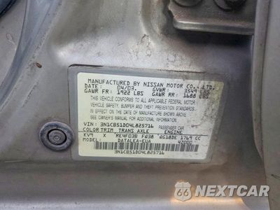Zdjęcie 12 z 12 samochodu: 2004 NISSAN SENTRA 1.8 VIN:3N1CB51D04L825716 - miniatura
