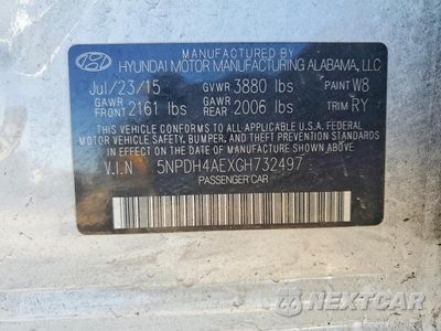 Zdjęcie 13 z 13 samochodu: 2016 HYUNDAI ELANTRA VALUE EDITION VIN:5NPDH4AEXGH732497 - miniatura