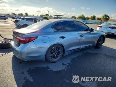 Trzecie zdjęcie samochodu z tyłu: 2018 INFINITI Q50 3.0T LUXE VIN:JN1EV7AP6JM366067 - miniatura