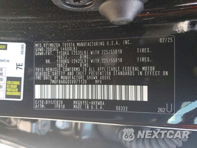 Zdjęcie 13 z 13 samochodu: 2025 TOYOTA COROLLA CROSS HYBRID XSE VIN:7MUFBABG0SV071130 - miniatura