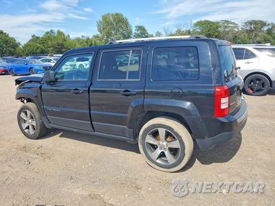 Drugie zdjęcie samochodu z przodu: 2017 JEEP PATRIOT LATITUDE VIN:1C4NJRFB4HD196609 - miniatura