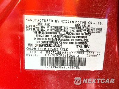Zdjęcie 14 z 14 samochodu: 2025 NISSAN KICKS SV VIN:3N8AP6CB6SL438726 - miniatura