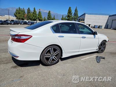 Trzecie zdjęcie samochodu z tyłu: 2017 HONDA ACCORD SPORT VIN:1HGCR2F55HA267109 - miniatura