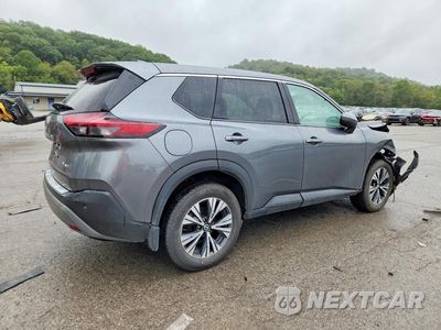 Trzecie zdjęcie samochodu z tyłu: 2021 NISSAN ROGUE SV VIN:5N1AT3BB1MC827629 - miniatura
