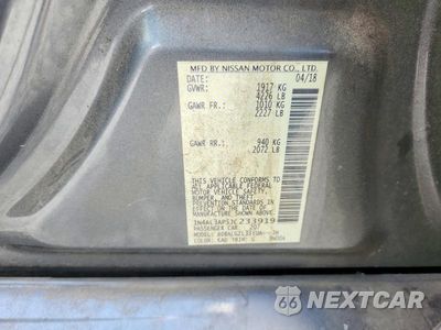 Zdjęcie 12 z 12 samochodu: 2018 NISSAN ALTIMA 2.5 S VIN:1N4AL3AP5JC233919 - miniatura
