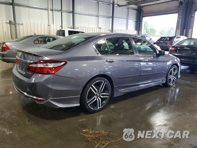 Trzecie zdjęcie samochodu z tyłu: 2016 HONDA ACCORD SPORT VIN:1HGCR2F54GA127339 - miniatura