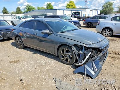 Czwarte zdjęcie samochodu z boku: 2024 HYUNDAI ELANTRA SEL VIN:KMHLS4DG4RU671503 - miniatura