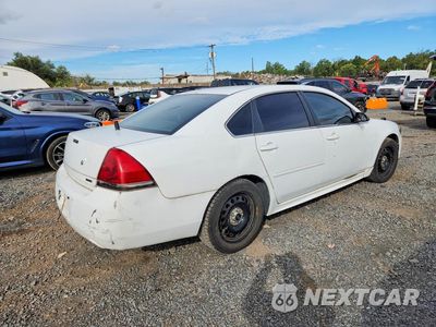 Trzecie zdjęcie samochodu z tyłu: 2014 CHEVROLET IMPALA LIMITED POLICE VIN:2G1WD5E32E1187101 - miniatura