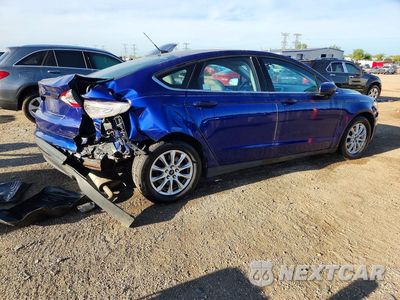 Trzecie zdjęcie samochodu z tyłu: 2015 FORD FUSION S VIN:3FA6P0G75FR142223 - miniatura