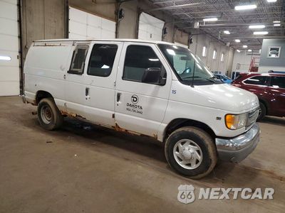 Czwarte zdjęcie samochodu z boku: 2002 FORD ECONOLINE E350 SUPER DUTY VAN VIN:1FTSE34LX2HB40111 - miniatura