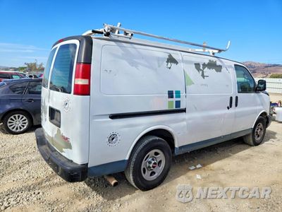 Trzecie zdjęcie samochodu z tyłu: 2007 GMC SAVANA G1500 VIN:1GTFG15X171165769 - miniatura