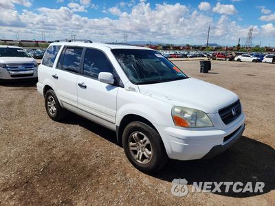 Czwarte zdjęcie samochodu z boku: 2005 HONDA PILOT EXL VIN:2HKYF18595H521705 - miniatura
