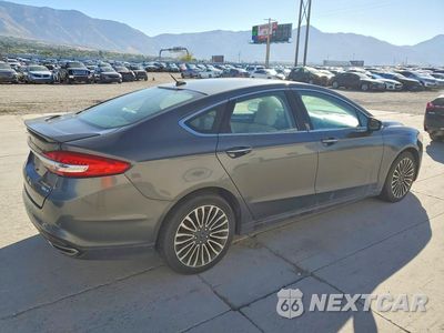 Trzecie zdjęcie samochodu z tyłu: 2018 FORD FUSION TITANIUM/PLATINUM VIN:3FA6P0D92JR134269 - miniatura