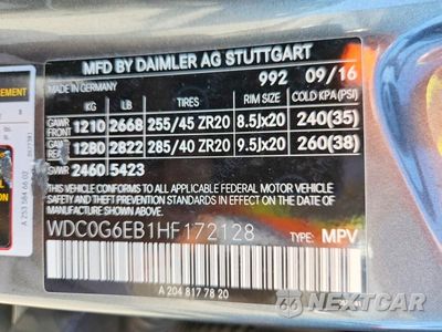 Zdjęcie 14 z 14 samochodu: 2017 MERCEDES-BENZ GLC 43 4MATIC AMG VIN:WDC0G6EB1HF172128 - miniatura