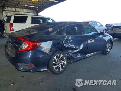 Trzecie zdjęcie samochodu z tyłu: 2017 HONDA CIVIC EX VIN:2HGFC2F80HH511730 - miniatura