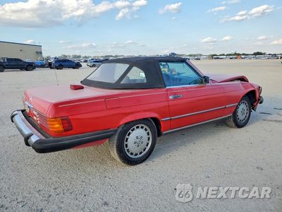 Trzecie zdjęcie samochodu z tyłu: 1989 MERCEDES-BENZ 560 560SL VIN:WDBBA48D96A039483 - miniatura