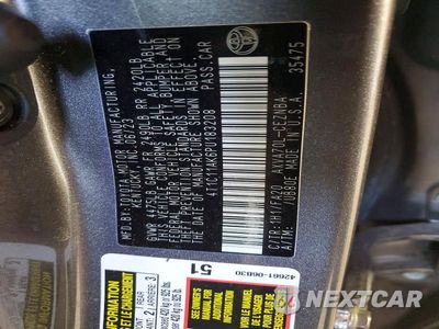 Zdjęcie 12 z 12 samochodu: 2023 TOYOTA CAMRY LE VIN:4T1C11AK6PU183208 - miniatura