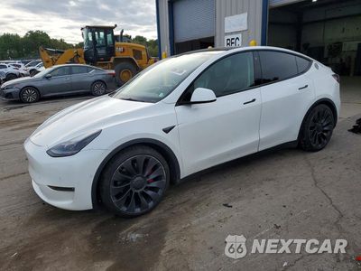 2021 TESLA MODEL Y 5YJYGDEF1MF258246 - główne zdjęcie licytacji z USA - miniatura