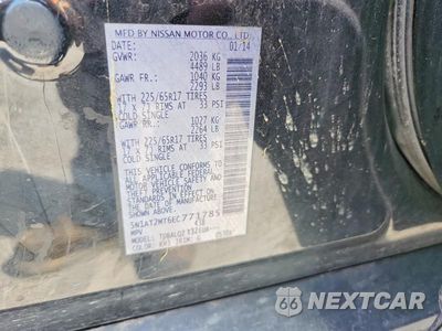 Zdjęcie 14 z 14 samochodu: 2014 NISSAN ROGUE SV VIN:5N1AT2MT6EC771785 - miniatura