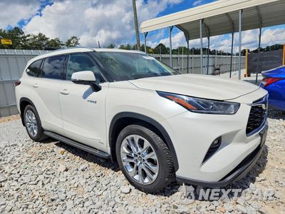 Czwarte zdjęcie samochodu z boku: 2021 TOYOTA HIGHLANDER HYBRID LIMITED VIN:5TDXBRCH8MS520416 - miniatura