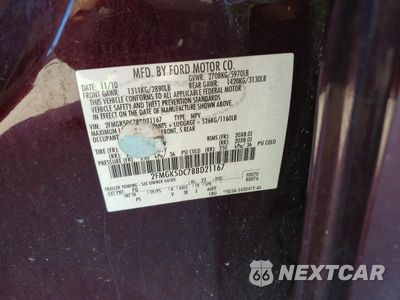 Zdjęcie 12 z 12 samochodu: 2011 FORD FLEX LIMITED VIN:2FMGK5DC7BBD21167 - miniatura