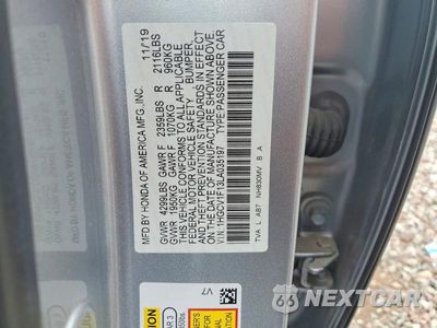 Zdjęcie 12 z 12 samochodu: 2020 HONDA ACCORD LX VIN:1HGCV1F13LA035197 - miniatura