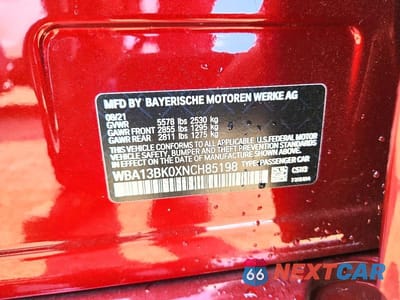 Zdjęcie 12 z 12 samochodu: 2022 BMW M550XI VIN:WBA13BK0XNCH85198 - miniatura