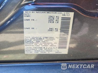 Zdjęcie 13 z 13 samochodu: 2022 NISSAN ALTIMA S VIN:1N4BL4BV2NN422657 - miniatura