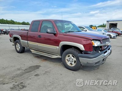 Czwarte zdjęcie samochodu z boku: 2003 CHEVROLET SILVERADO K1500 VIN:2GCEK19TX31115765 - miniatura