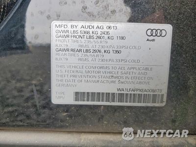 Zdjęcie 13 z 13 samochodu: 2014 AUDI Q5 PREMIUM PLUS VIN:WA1LFAFPXEA008673 - miniatura