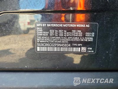 Zdjęcie 12 z 12 samochodu: 2023 BMW X5 XDRIVE40I VIN:5UXCR6C02P9N45834 - miniatura