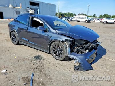 Czwarte zdjęcie samochodu z boku: 2024 TESLA MODEL X VIN:7SAXCDE56RF445037 - miniatura