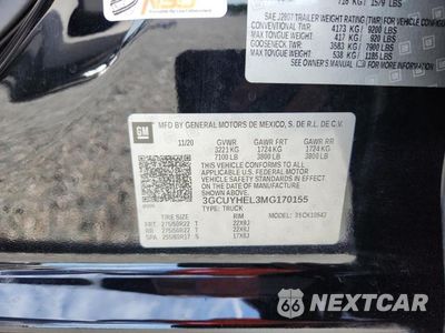 Zdjęcie 12 z 12 samochodu: 2021 CHEVROLET SILVERADO K1500 HIGH COUNTRY VIN:3GCUYHEL3MG170155 - miniatura