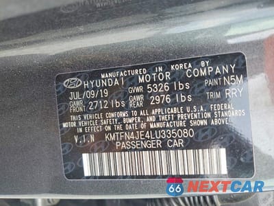 Zdjęcie 13 z 13 samochodu: 2020 GENESIS G80 3.8 VIN:KMTFN4JE4LU335080 - miniatura