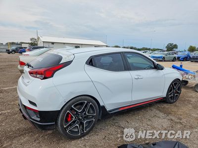 Trzecie zdjęcie samochodu z tyłu: 2020 HYUNDAI VELOSTER N BASE VIN:KMHT36AH9LU005718 - miniatura