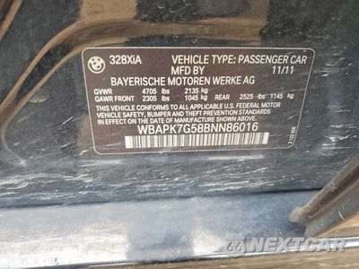 Zdjęcie 12 z 12 samochodu: 2011 BMW 328 XI VIN:WBAPK7G58BNN86016 - miniatura