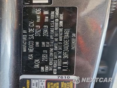 Zdjęcie 13 z 13 samochodu: 2024 KIA FORTE LXS VIN:3KPF24AD6RE784461 - miniatura