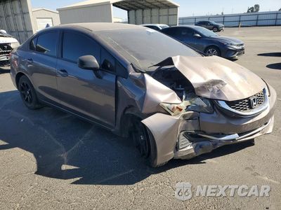 Czwarte zdjęcie samochodu z boku: 2014 HONDA CIVIC LX VIN:19XFB2F57EE233066 - miniatura