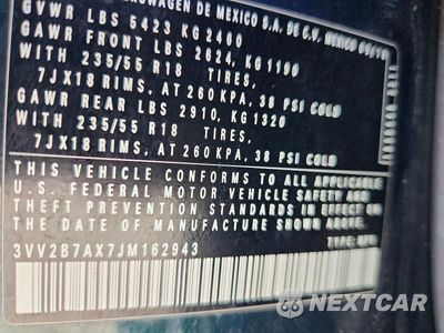 Zdjęcie 14 z 14 samochodu: 2018 VOLKSWAGEN TIGUAN SE VIN:3VV2B7AX7JM162943 - miniatura