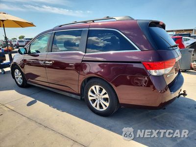 Drugie zdjęcie samochodu z przodu: 2014 HONDA ODYSSEY EX VIN:5FNRL5H46EB114242 - miniatura
