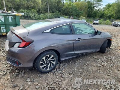Trzecie zdjęcie samochodu z tyłu: 2018 HONDA CIVIC LX VIN:2HGFC4B06JH303255 - miniatura