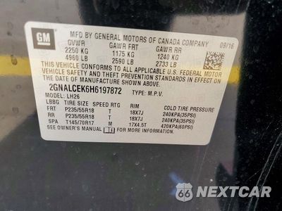 Zdjęcie 14 z 14 samochodu: 2017 CHEVROLET EQUINOX LT VIN:2GNALCEK6H6197872 - miniatura