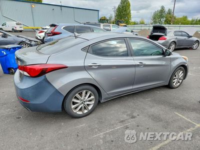 Trzecie zdjęcie samochodu z tyłu: 2014 HYUNDAI ELANTRA SE VIN:5NPDH4AE2EH504796 - miniatura
