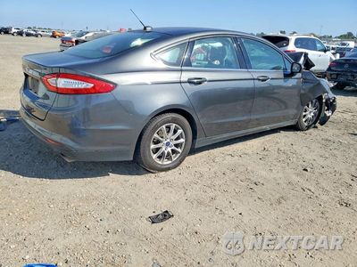 Trzecie zdjęcie samochodu z tyłu: 2015 FORD FUSION S VIN:3FA6P0G77FR226916 - miniatura