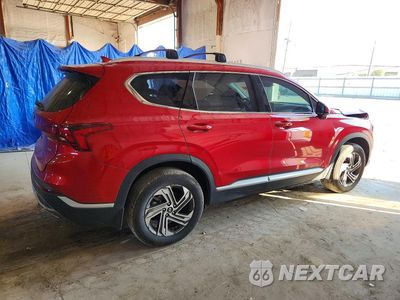 Trzecie zdjęcie samochodu z tyłu: 2022 HYUNDAI SANTA FE SEL VIN:5NMS2DAJ5NH437324 - miniatura